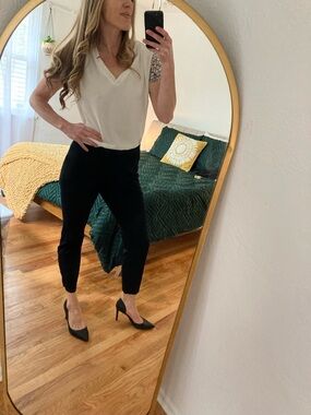 a new day Black Cropped Dress Pants